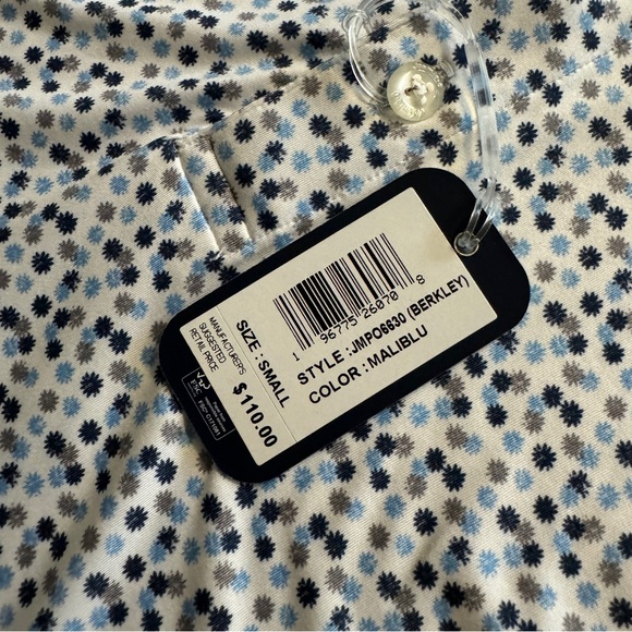 FINAL PRICE- NEW- Johnnie O Featherweight Berkley Performance Polo Shirt - Picture 2 of 11
